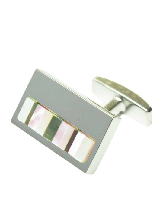 Boss Cufflinks in Silver Color