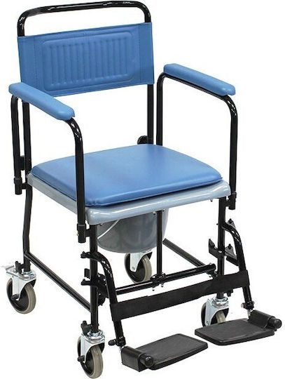 Folding Sanitary Toilet Wheelchair