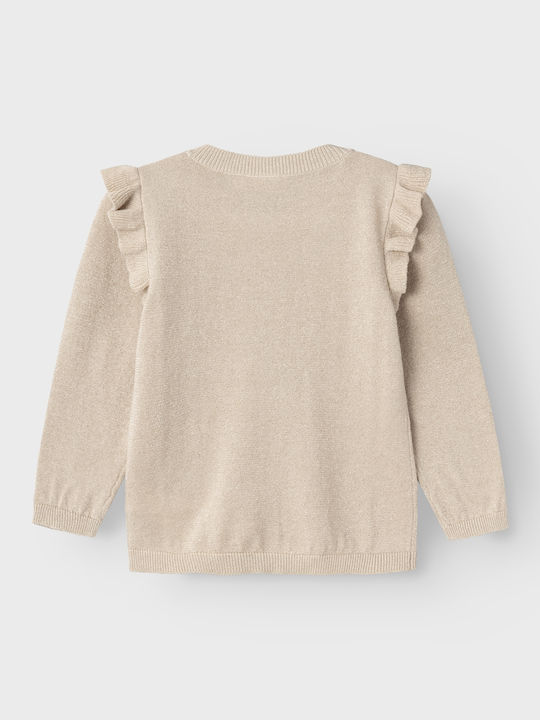 Kids Cardigan Knitted Golden