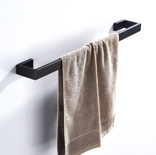 Metal Bathroom Accessory Set Black 4pcs