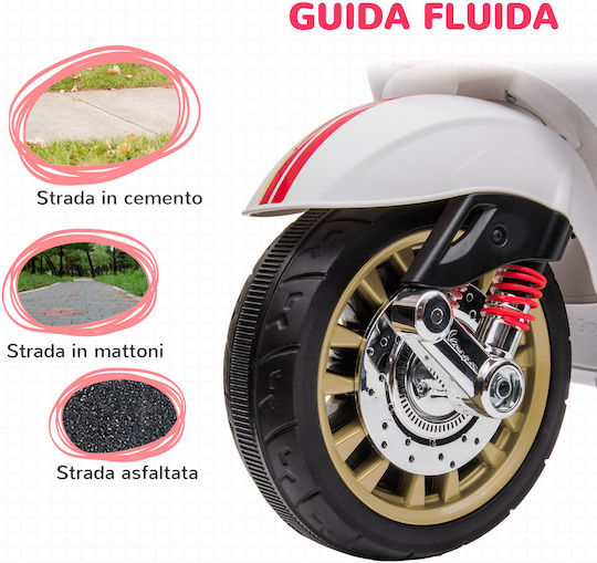 Παιδική Vespa Ηλεκτροκίνητη 12 Volt Λευκή