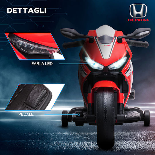 Παιδική Μηχανή Honda Ηλεκτροκίνητη 6 Volt Κόκκινη για 3+ ετών