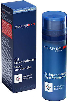 Clarins Men Super Moisture Freshness Moisturizing Ανδρικό Gel Face 50ml