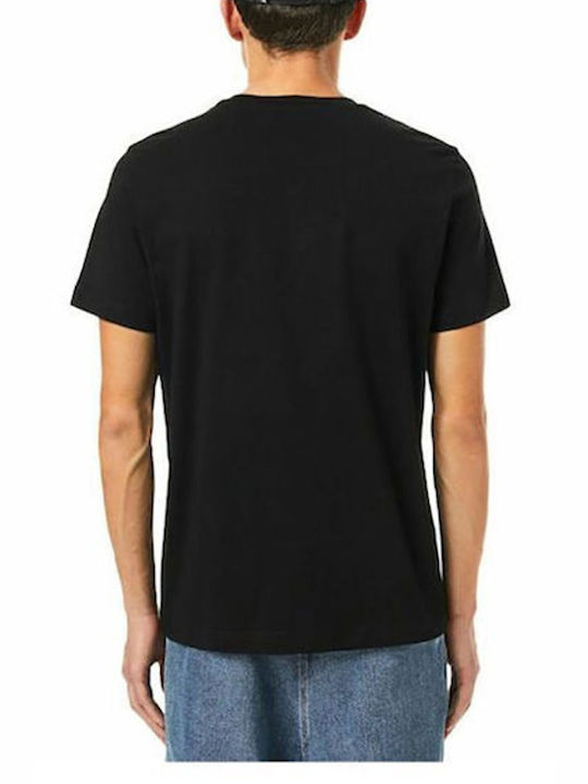 Diesel Men's Short Sleeve Blouse BLACK