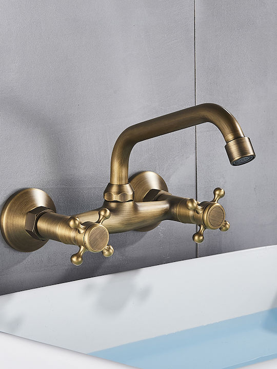 D944TGMBM Amestecare Robinet Chiuvetă Bronz
