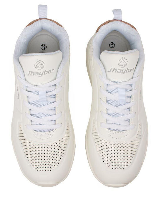 J-Hayber Damen Anatomisch Sneakers Weiß