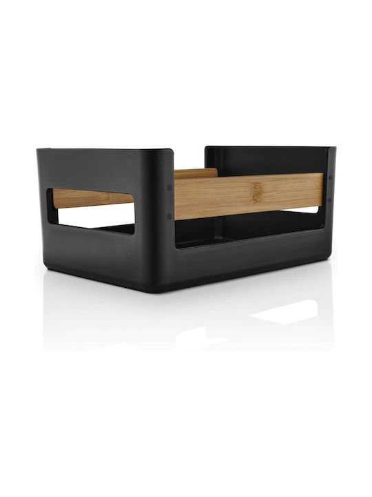 Eva Solo Кутия за Обща Употреба с Капак Дървена Черна 19x12.5x27см 1 Брой