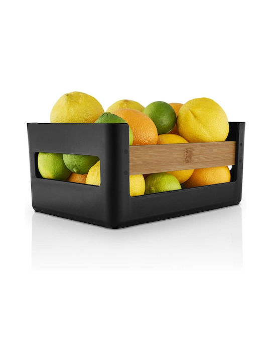 Eva Solo Кутия за Обща Употреба с Капак Дървена Черна 19x12.5x27см 1 Брой