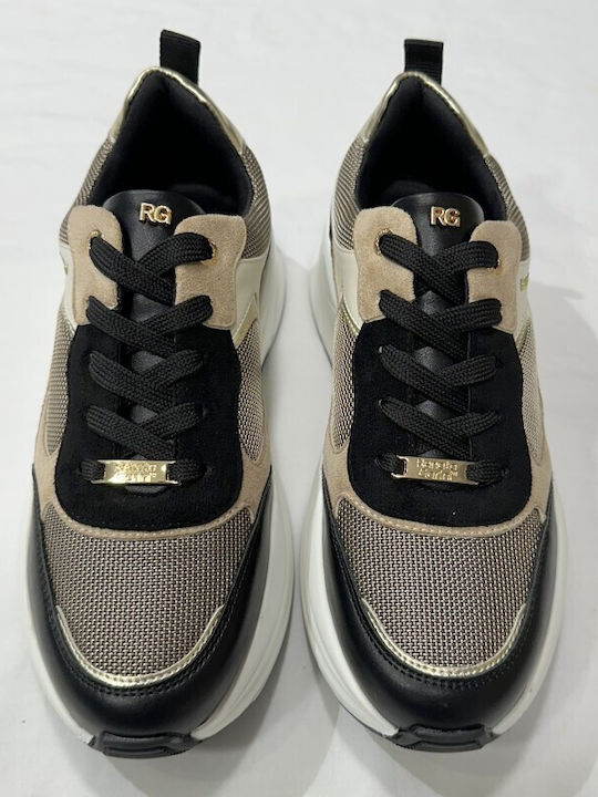 Renato Garini Sneakers Blackbeige / Gold