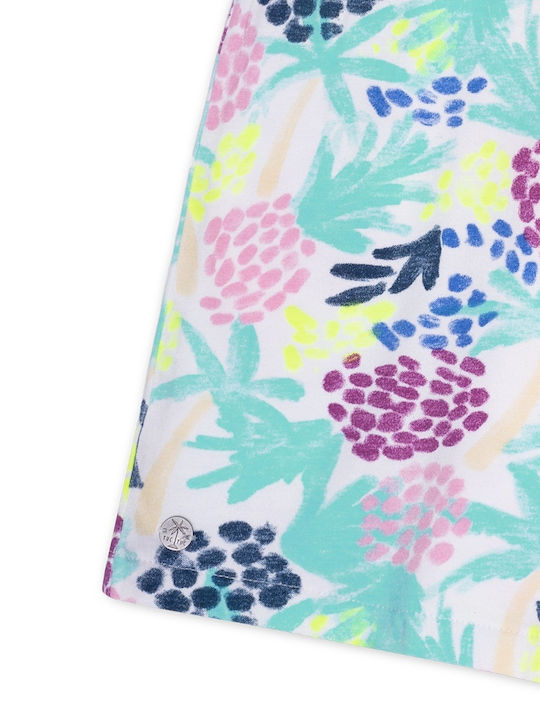 Șort/Salopetă Copii Întreg din Material Textil Albastru deschis