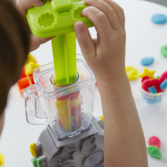 Hasbro Play-Doh Πλαστελίνη - Παιχνίδι Swirlin' Smoothies Blender για 3+ Ετών, 5τμχ