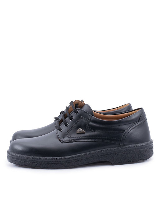 Boxer Men's Anatomic Leather Casual Shoes Black