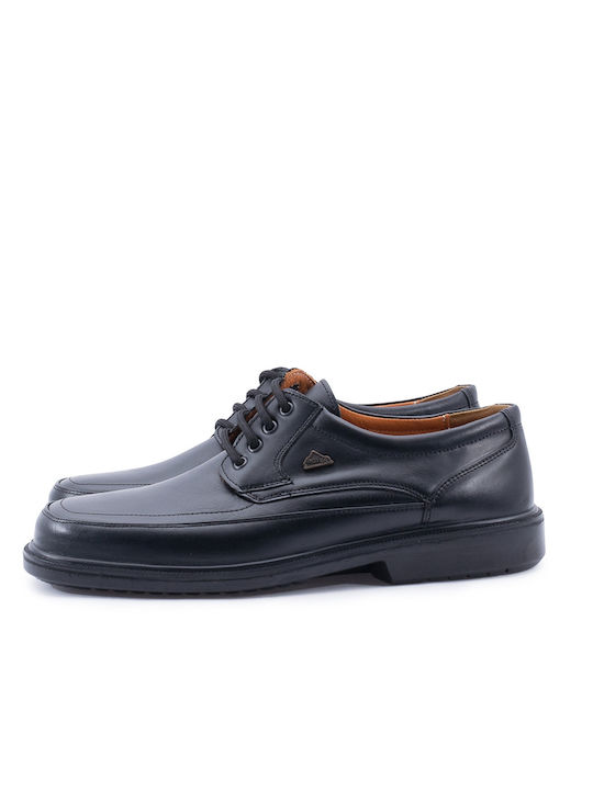 Boxer Men's Leather Casual Shoes Black