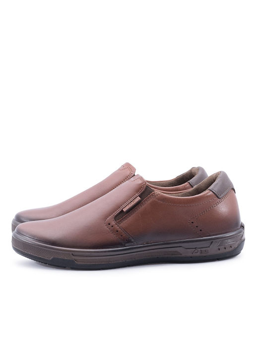 Pegada Men's Anatomic Leather Casual Shoes Tabac Brown