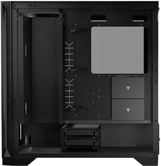 Modecom Volcano Expanse T Gaming Midi Tower Κουτί Υπολογιστή με Πλαϊνό Παράθυρο Μαύρο