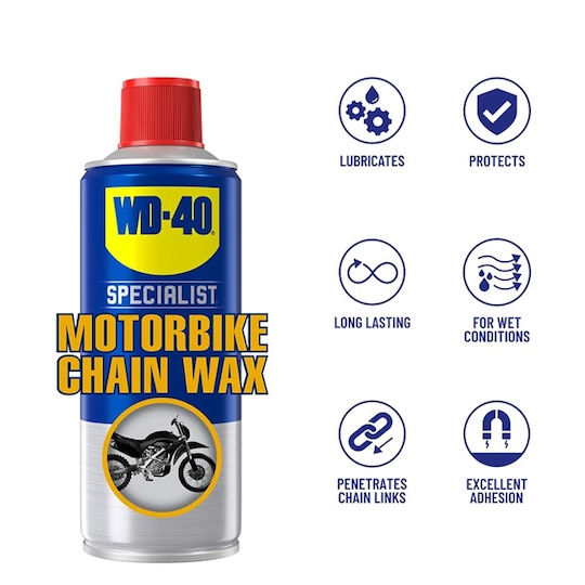 Wd-40 Καθαριστικό Αλυσίδας Μοτοσυκλέτας 400ml