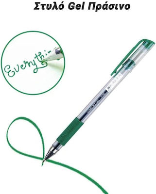 Pen Gel with Green Ink Green Body