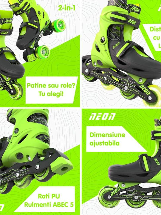 Pipedream YV-NT09G4 Inline Rollers Πράσινα Παιδικά