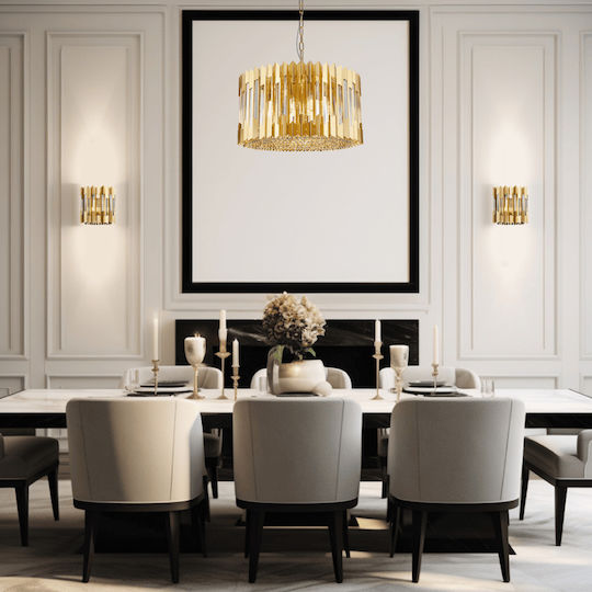 Eko Light Leuchte Wand Gold 16.5cm