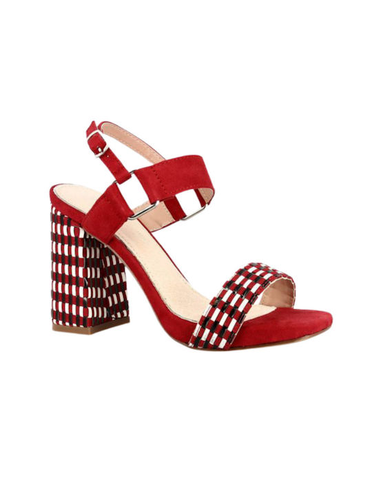 Maria Mare Damen Sandalen in Rot Farbe