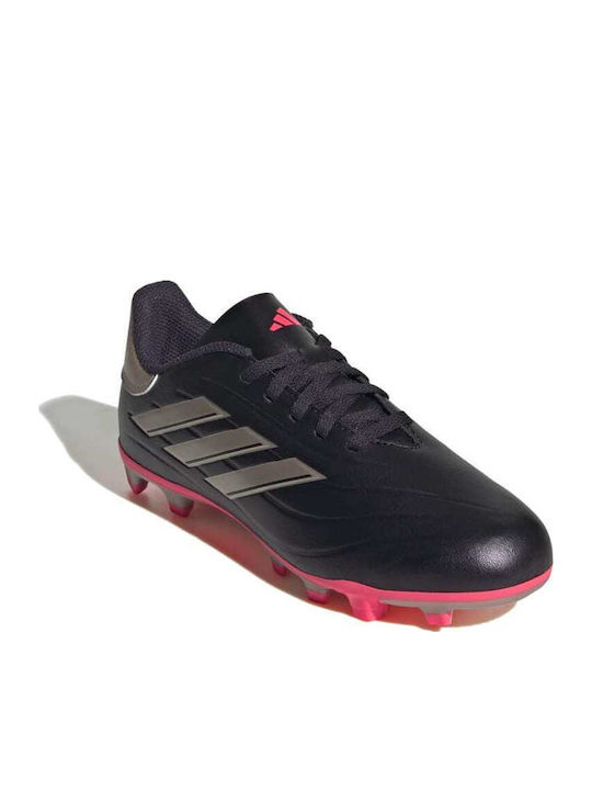 Copa Pure 2 Club Kids Molded Soccer Shoes Aurora Black / Platinum Metallic / Turbo