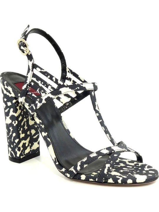 Leder Sandalen Mehrfarbig