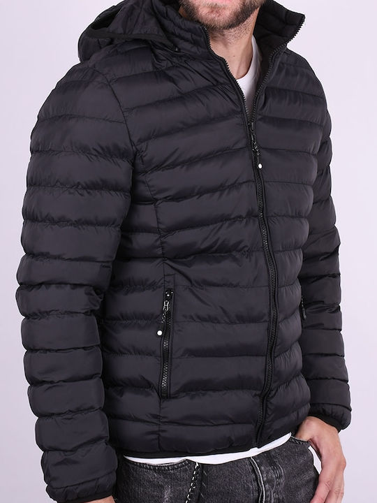 Chromosome Men's Puffer Jacket BLACK