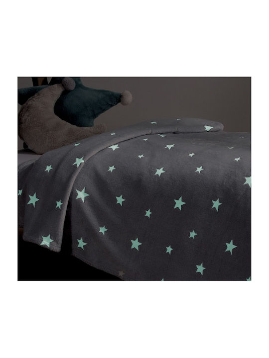 Nef-Nef Homeware Decke Kinderbett Interstellar Vlies Rosa Rose 110x150cm