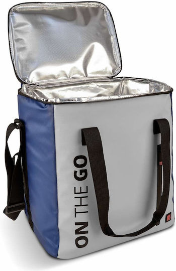 Insulated Food Transport Bag 30L Blue Cooler Bag On Go