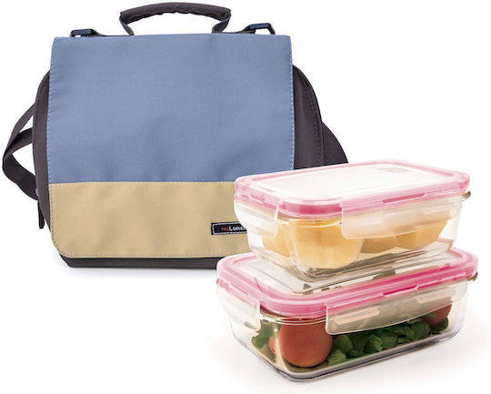 Geantă Izotermă pentru Transportul Alimentelor 4L Smart Lunchbag Fresh Gri