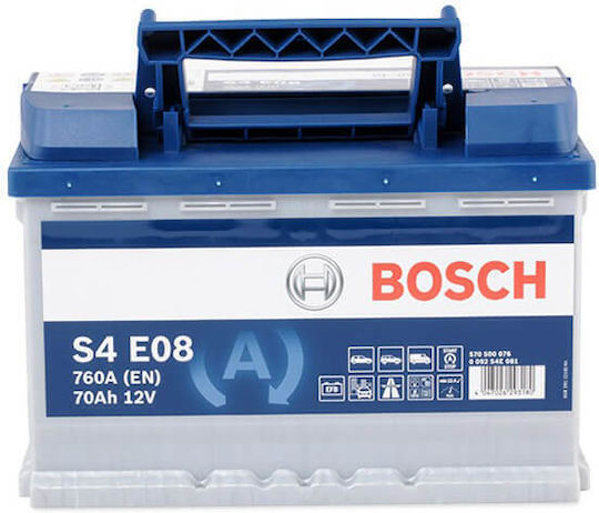 Bosch Μπαταρία Αυτοκινήτου S4E080 με Χωρητικότητα 70Ah και CCA 760A Start/Stop