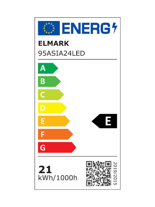 Elmark Asia Едно LED Неутрално Бяло Таванно И Стенно Светлинно Тяло В Бял Цвят