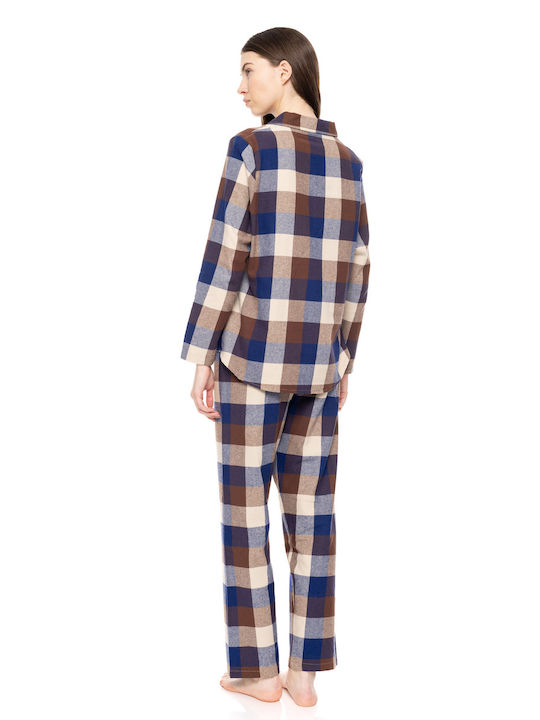 Pink Label Winter Women's Pyjama Set Cotton