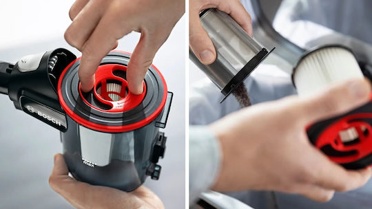 Bosch Unlimited 7 Wiederaufladbar Stielstaubsauger 18V Weiß
