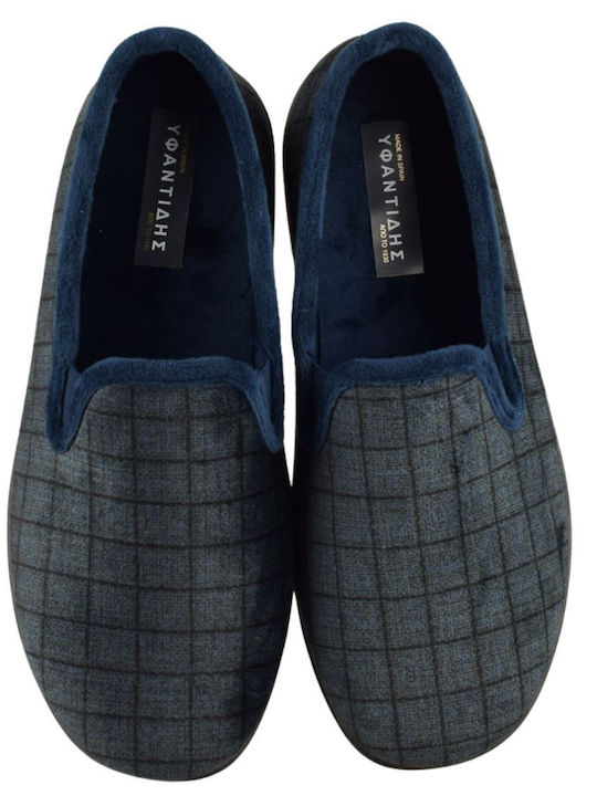 Yfantidis Men's Slipper Blue