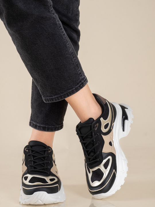 Plato Femei Chunky Sneakers Negre