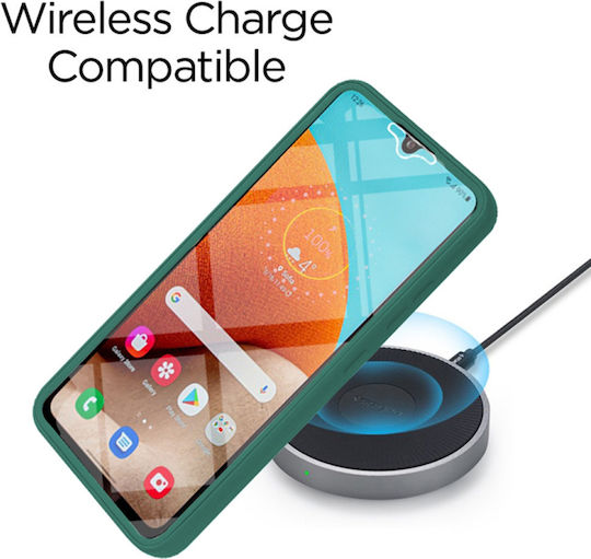 Techsuit ColorVerse 360 Vollschutz Silikon Set mit gehärtetem Glas Schwarz (Galaxy A52 / A52s)