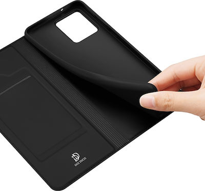 Dux Ducis Skin Pro Umschlag Rückseite Schwarz (Motorola Moto G84)