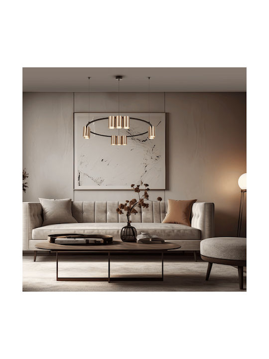 Eko Light Candelabru Lustră Negru 60cm.