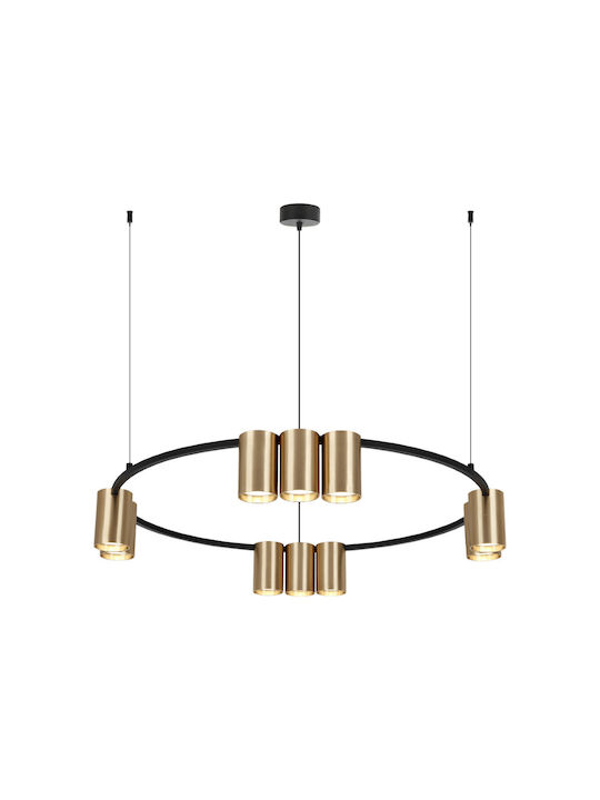 Eko Light Candelabru Lustră Negru 60cm.