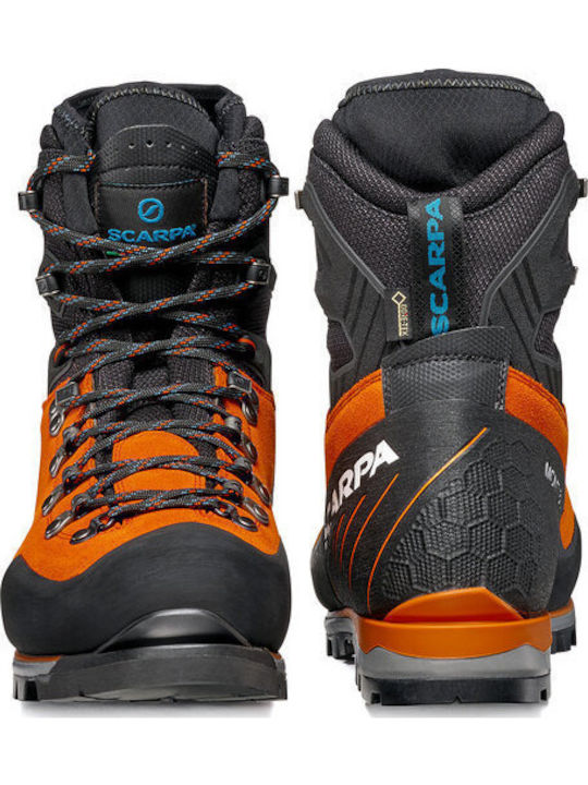 Scarpa Men's Hiking Waterproof Boots With Gore-Tex Membrane Orange