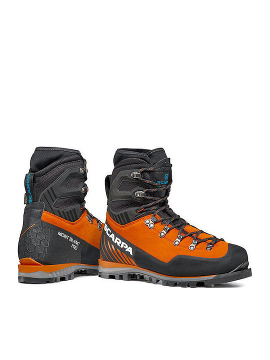 Scarpa Men's Hiking Waterproof Boots With Gore-Tex Membrane Orange
