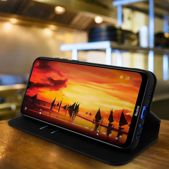 Klassische Edition Standhülle Kartenfach Xiaomi Redmi Note 8 Note 8t – Schwarz