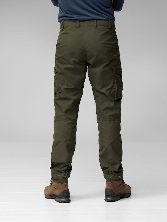 Fjallraven Vidda Lang Hose Wandern Khaki
