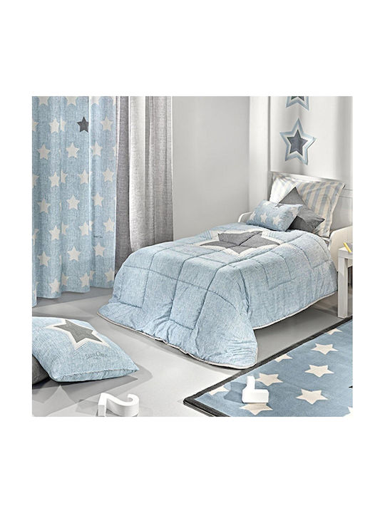 Saint Clair Pirineo Kids Duvet Cover Single Blue Suede 160x220cm