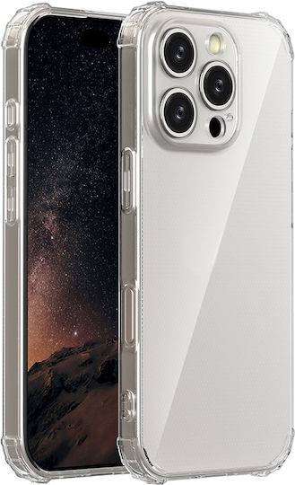 Back Cover Silicone 1.5mm Set with Glass Transparent (Xiaomi Redmi 13C)
