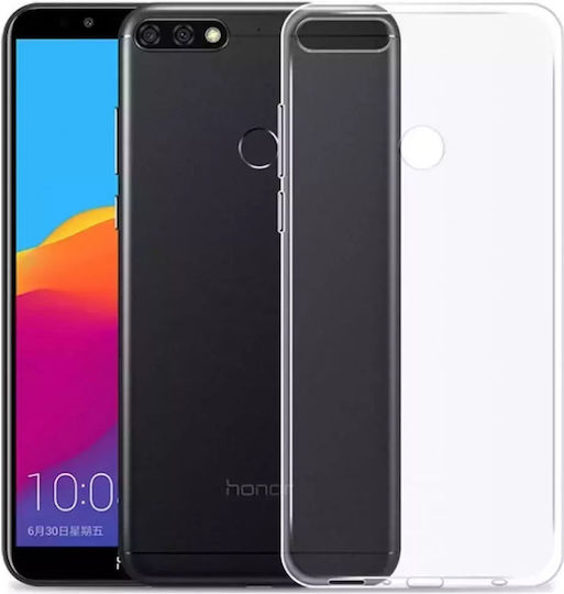 Slim Задна корица Силикон 0.5мм Прозрачен (Huawei Y7 2018/Y7 Prime 2018)