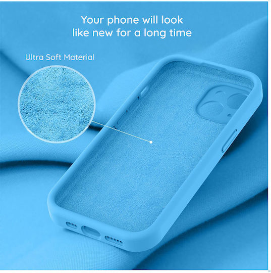 Techsuit SoftFlex Задна корица Силикон Sea Blue (Poco F6)