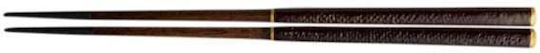 Chopsticks Χειροποίητα Ξύλινα Λάκα Μαύρα Σχέδιο 24 Εκατ 2 Τμχ Classic