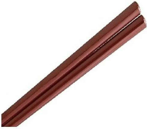 Chopsticks Χειροποίητα Ξύλινα Λάκα Κόκκινα 22.5 Εκατ 2 Τμχ Kenro